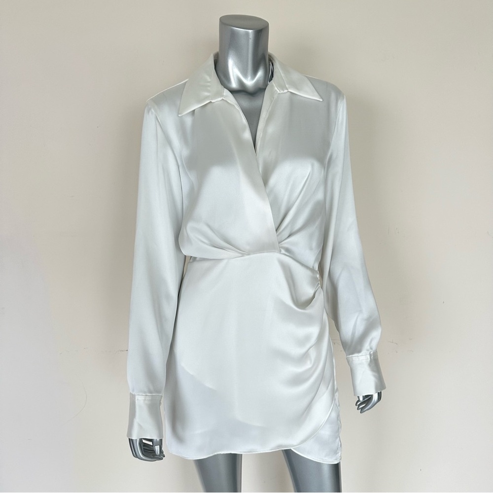 Zara women atlas dress size M